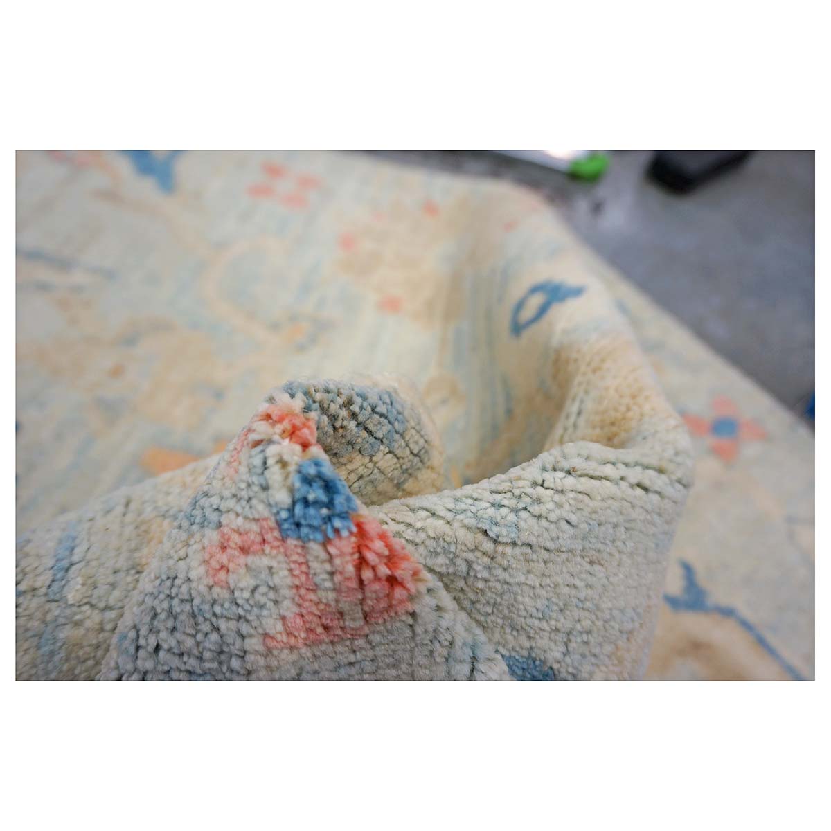 21st Century Sultanabad Master 3x6 Light Blue & Multi Color Handmade Runner Rug #1144162 image 10