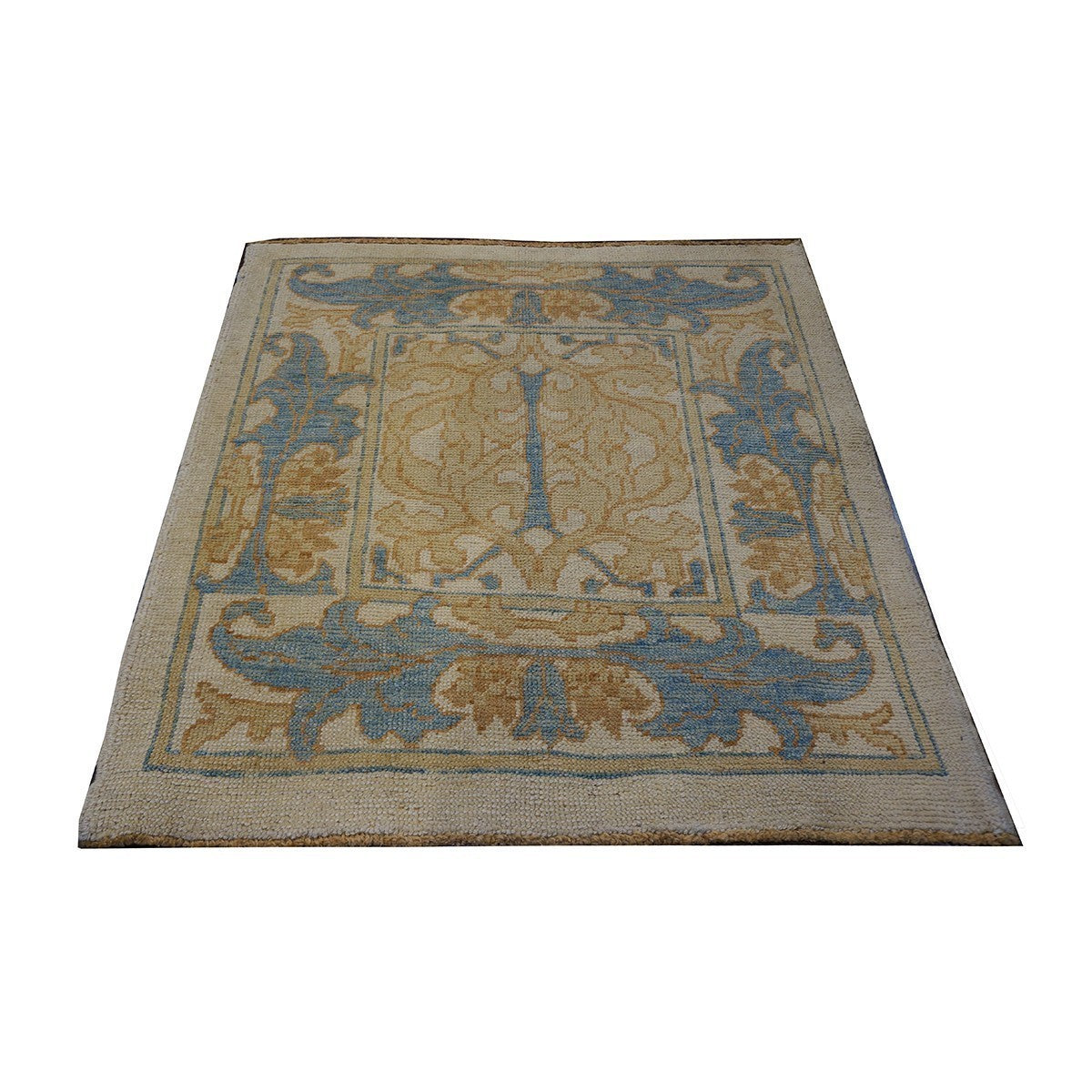 Turkish Donegal 4X4 Ivory Area Rug #1140634 image 2
