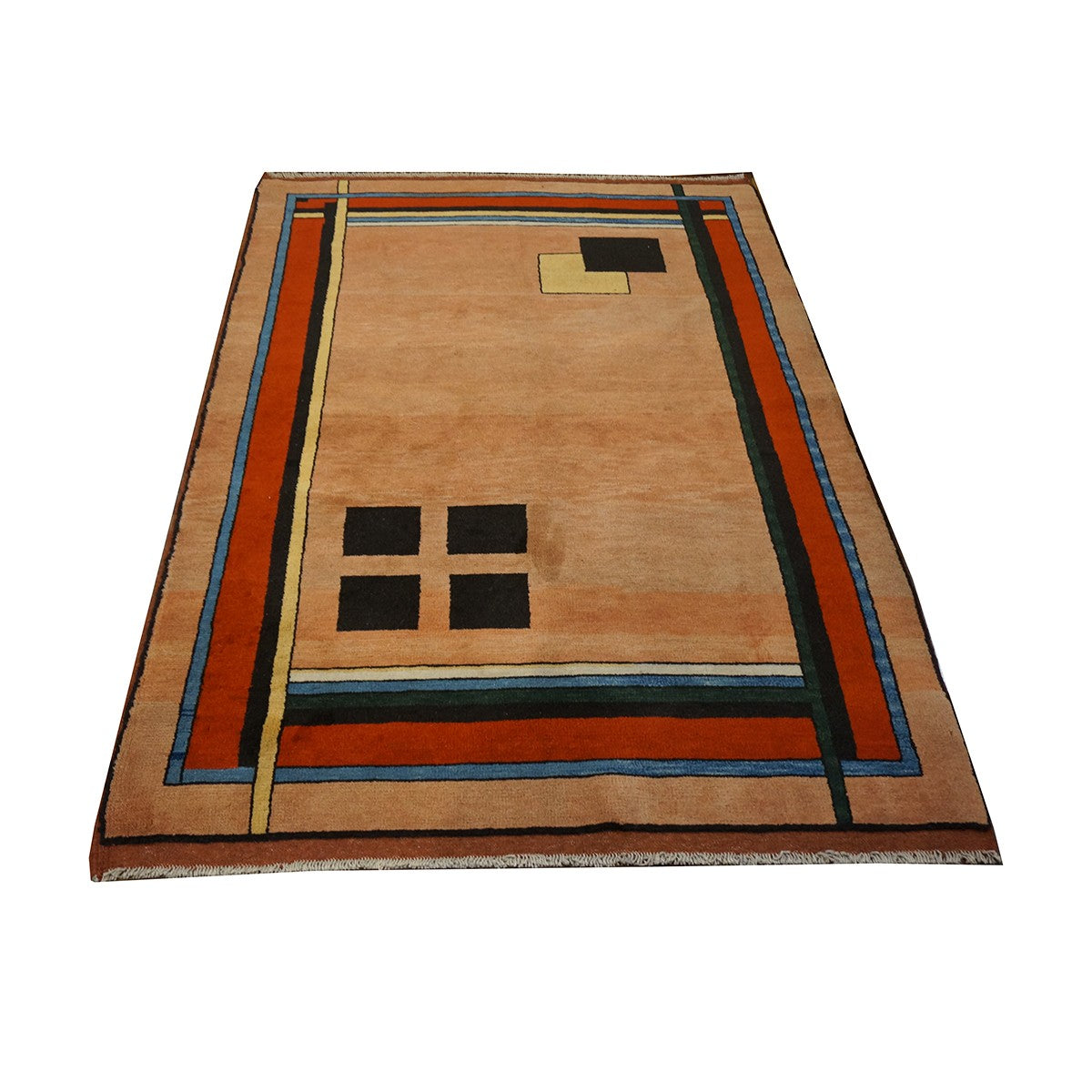 Turkish Konya 4X6 Peach Area Rug #9900675 image 1