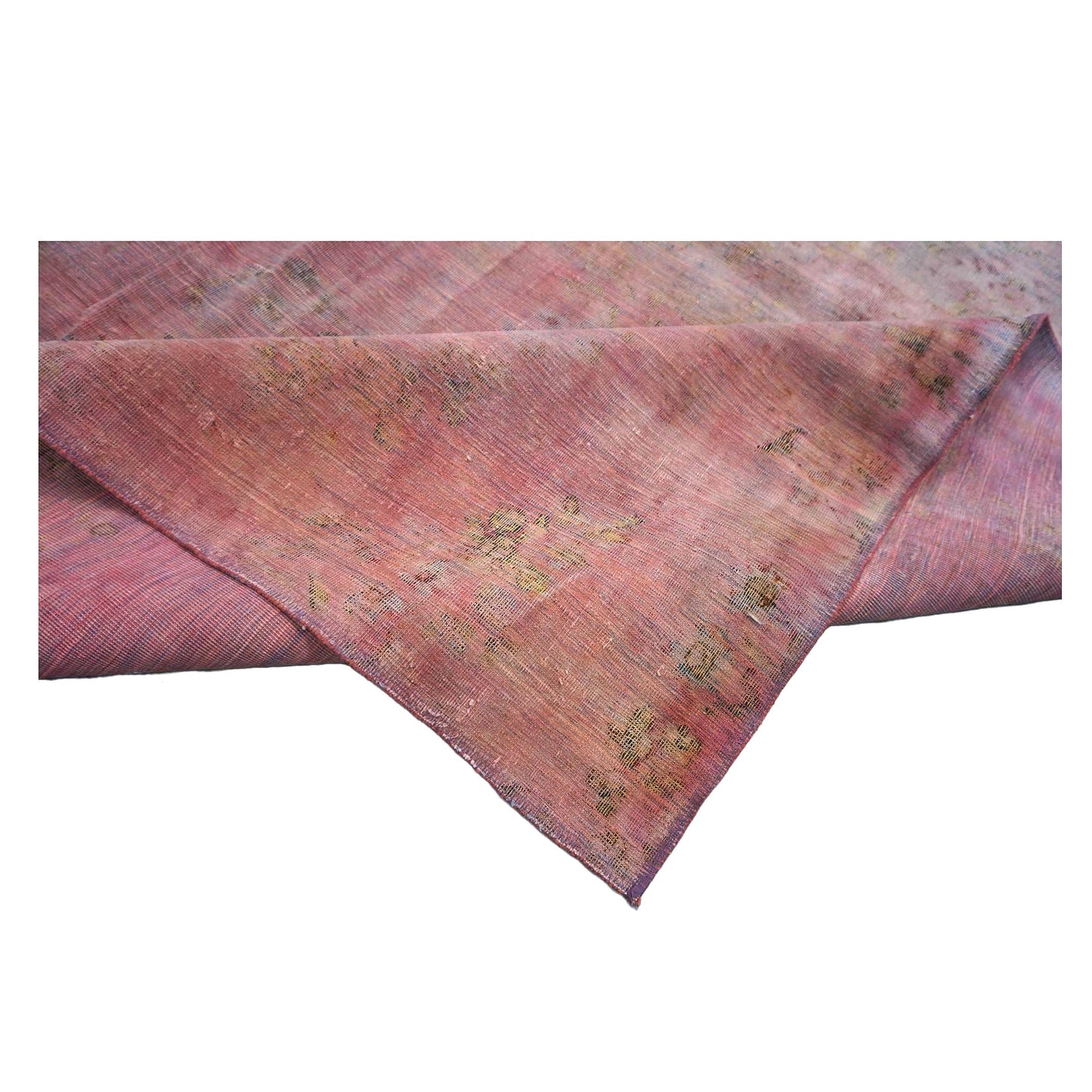 Vintage Persian Ancient Collection Flatweave Wool 6x10 Pink Handmade Area Rug # 1141968