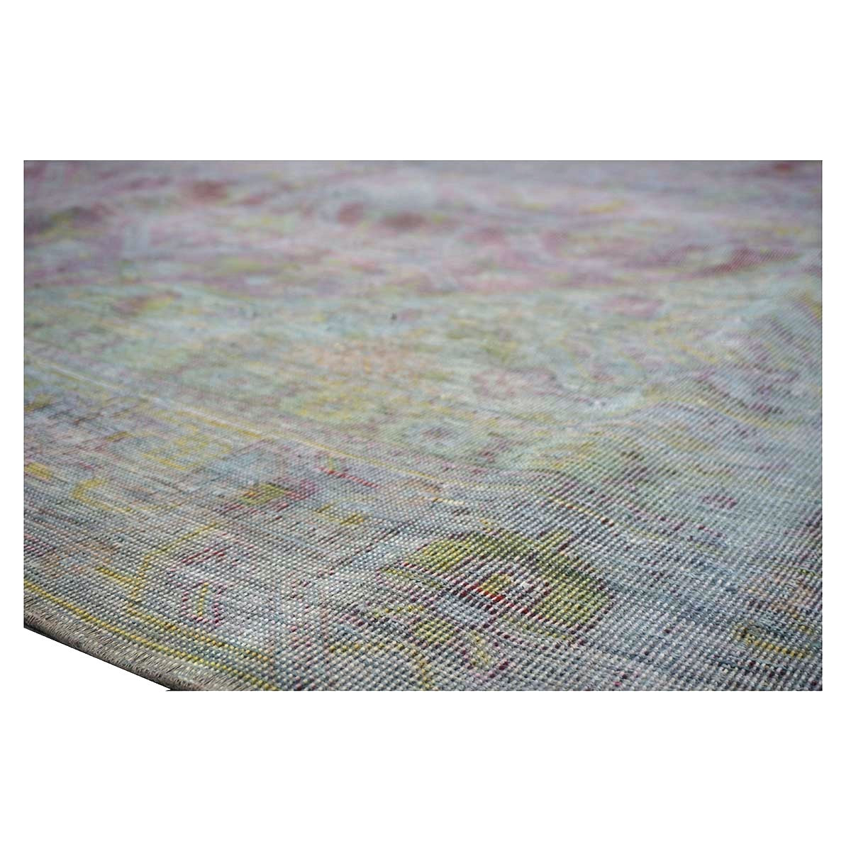 Antique Persian Flatweave Wool 6x8 Red, Gold & Green Handmade Area Rug #1141985