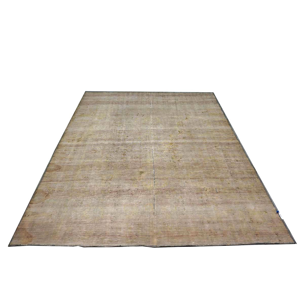 Antique Persian Flatweave Wool 8x10 Distressed Brown Handmade Area Rug # 1141990