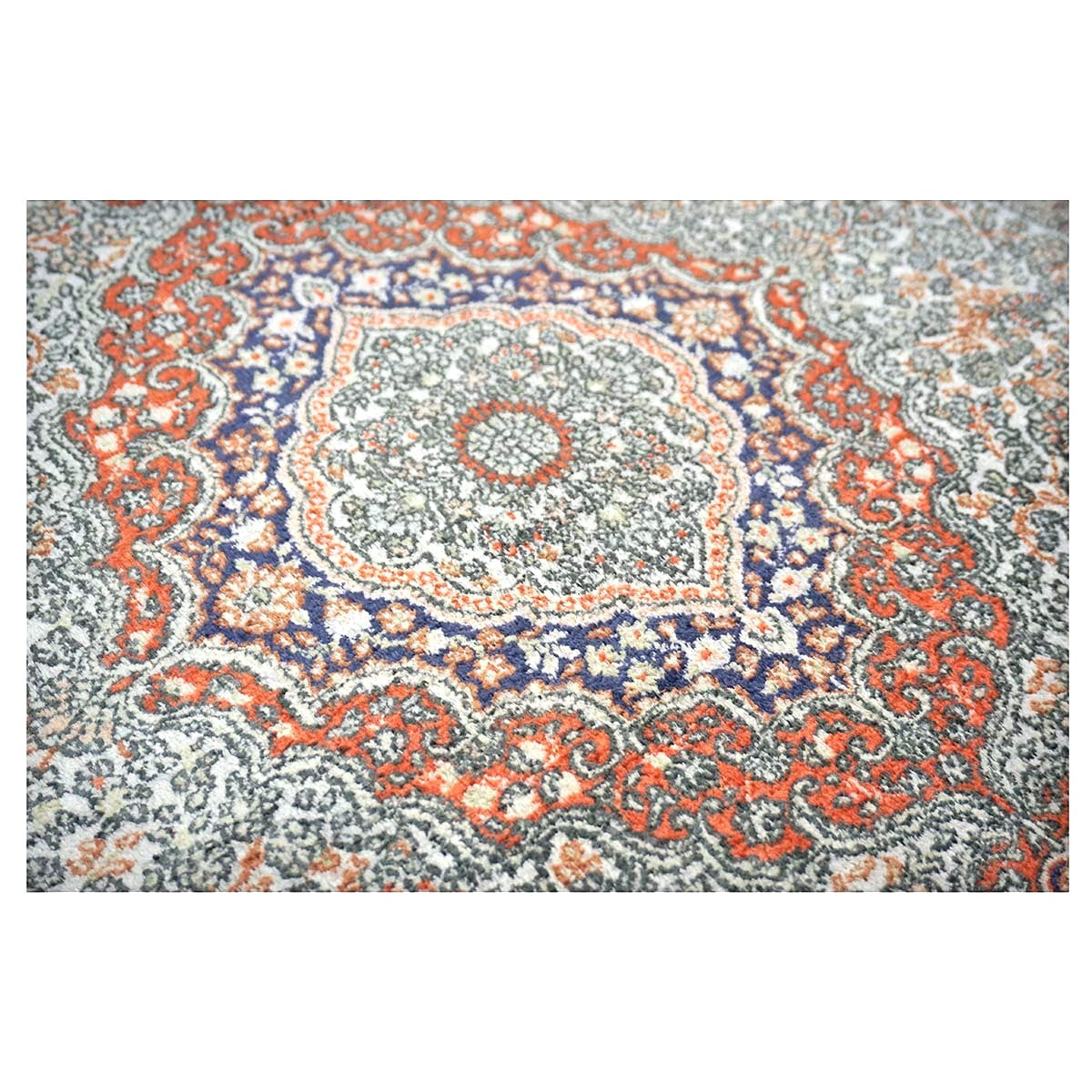 Vintage Sino-Persian Hereke Silk 3x5 Ivory, Red & Purple Handmade Area Rug #1144265