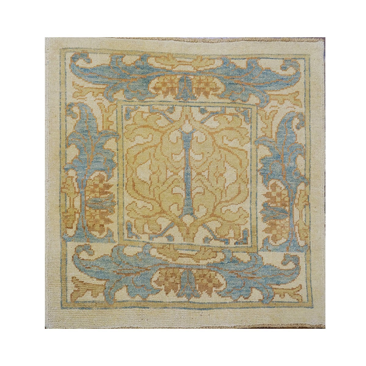 Turkish Donegal 4X4 Ivory Area Rug #1140634 image 0