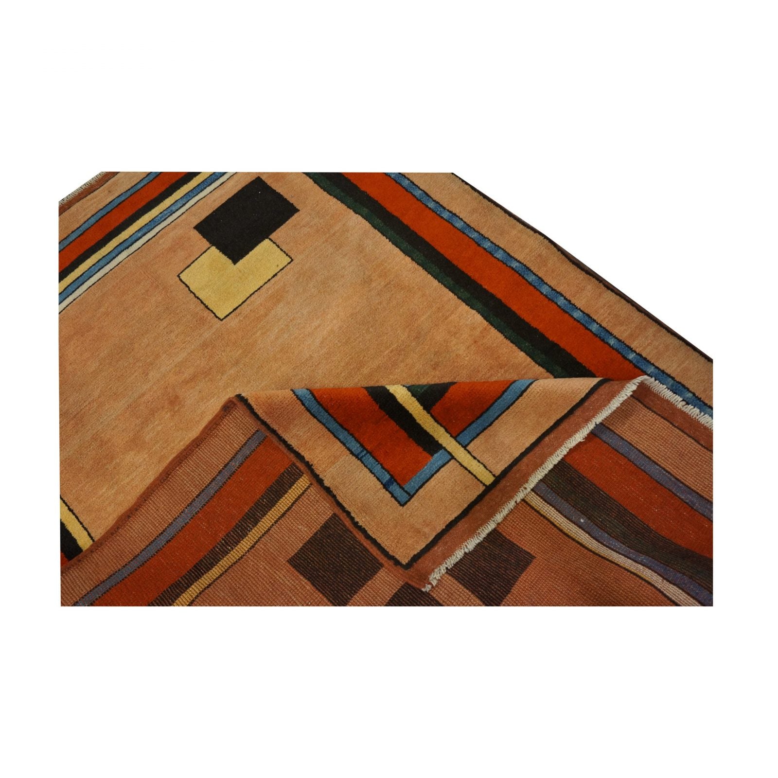 Turkish Konya 4X6 Peach Area Rug #9900675 image 3