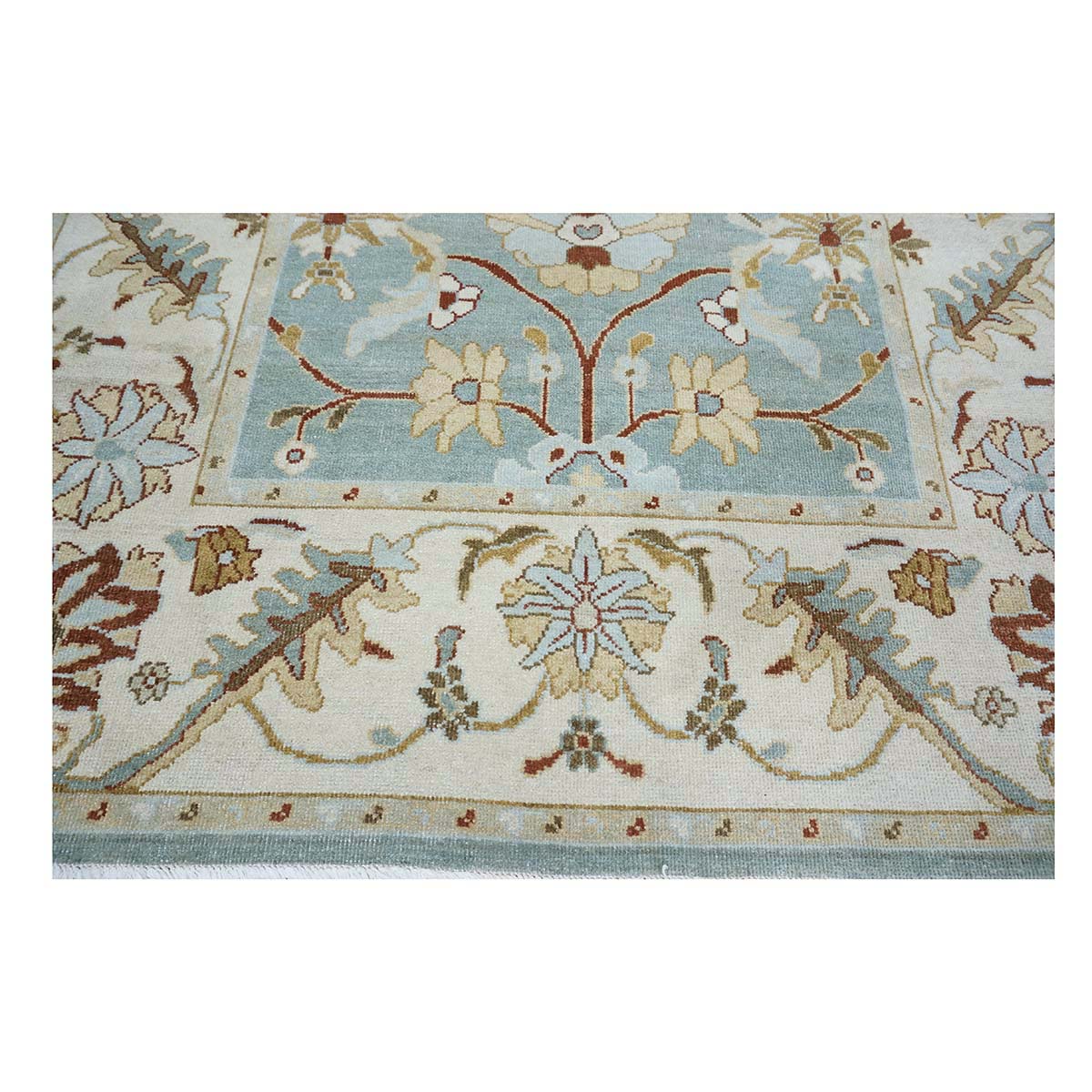 Sultanabad Masters 5x8 Slate & Ivory Handmade Area Rug #9902711 image 7