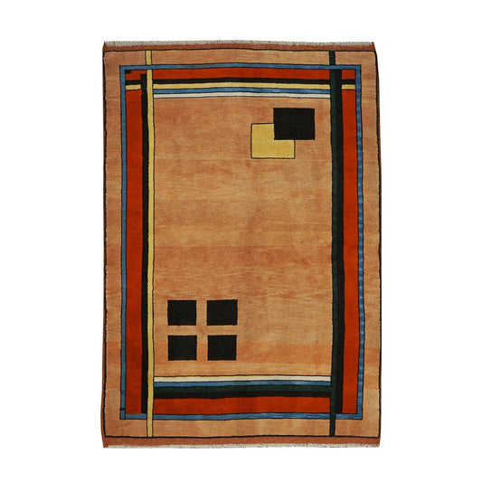 Turkish Konya 4X6 Peach Area Rug #9900675 image 0