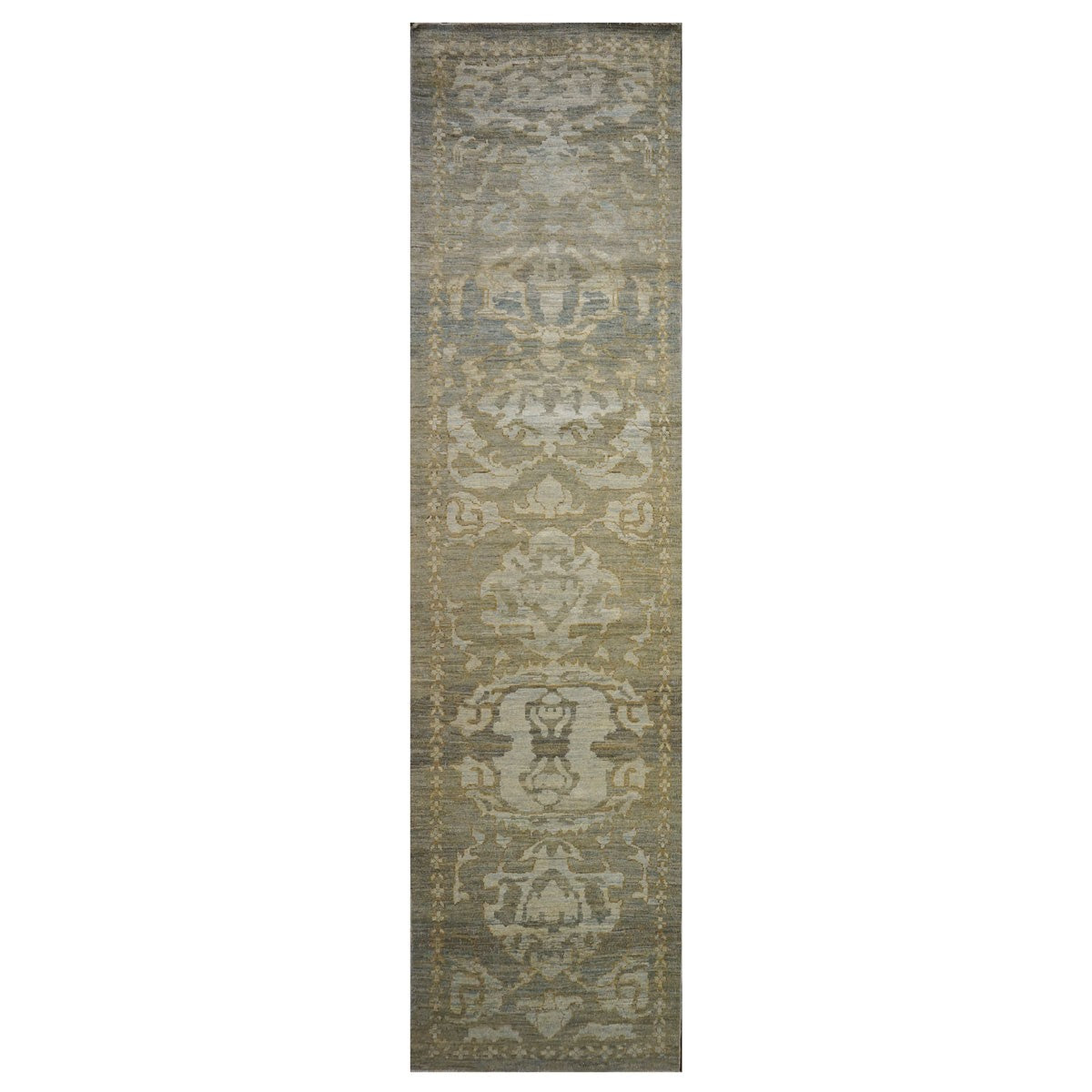 21st Century Sultanabad Gray & Ivory Wool 3x12 Transitional Hall Runner #1142054 image 0