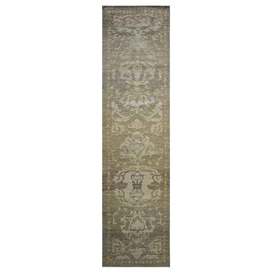 21st Century Sultanabad Gray & Ivory Wool 3x12 Transitional Hall Runner #1142054 image 0