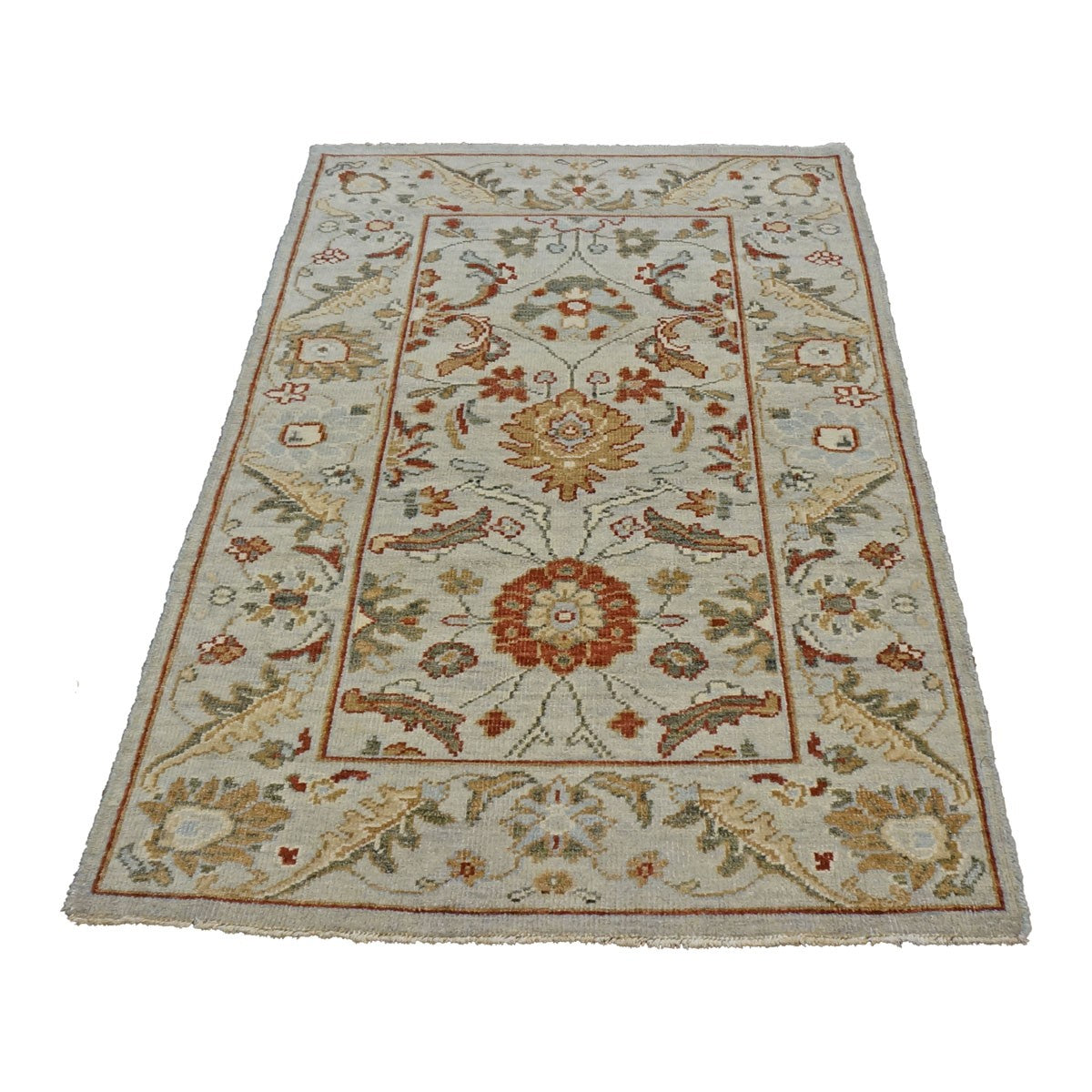 Sultanabad Master 3x5 Slate, Red, & Green Area Rug #1143658 image 1