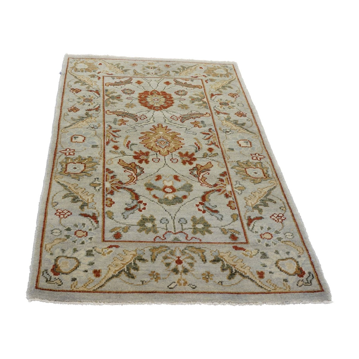 Sultanabad Master 3x5 Slate, Red, & Green Area Rug #1143658 image 3