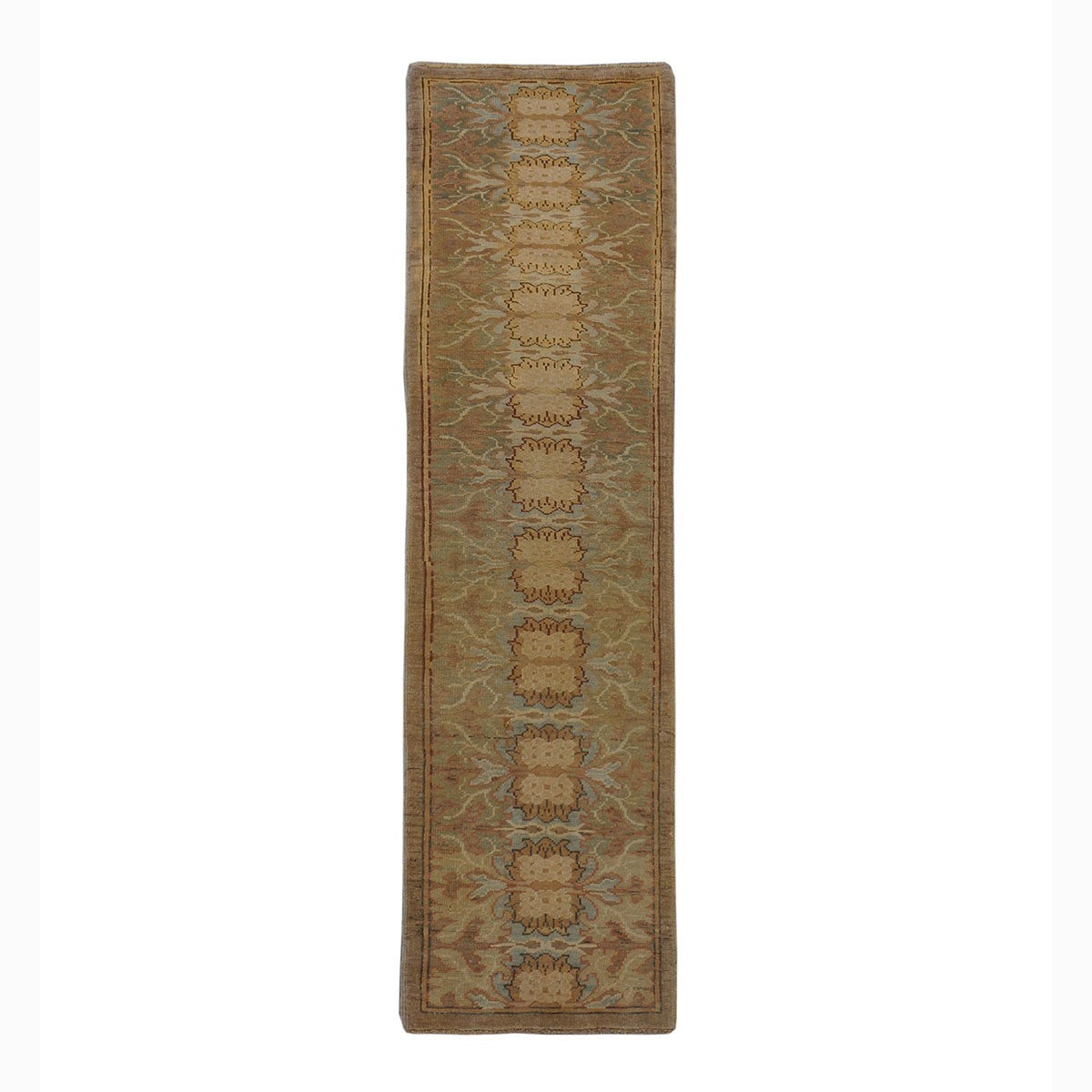 21st Century William Morris Donegal Carpet Tan , Blue & Ivory Hall Runner #1140528 image 0