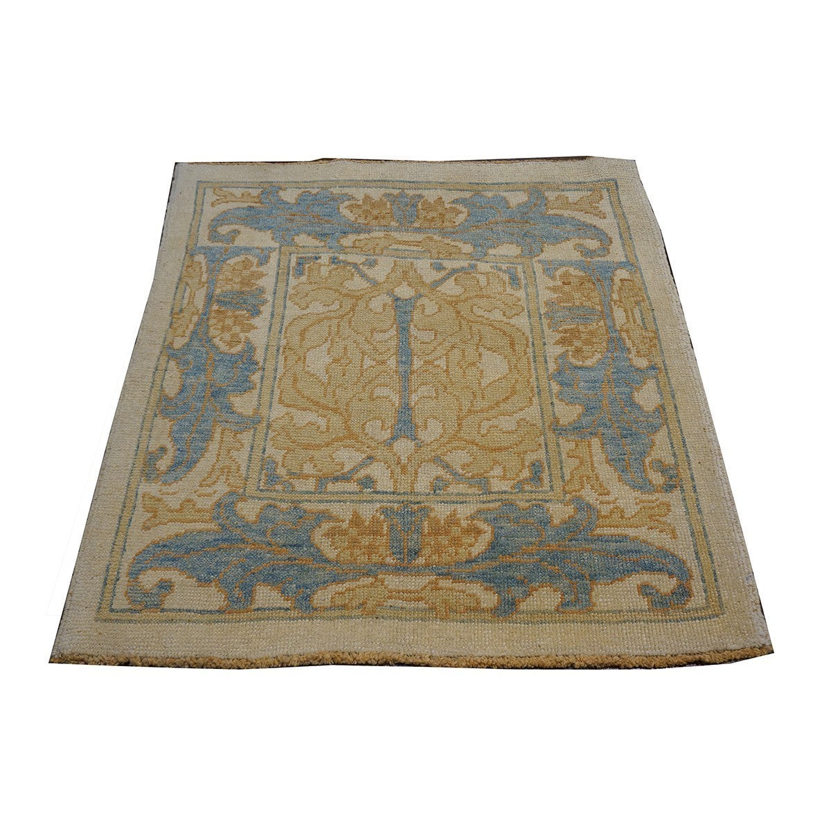 Turkish Donegal 4X4 Ivory Area Rug #1140634 image 1